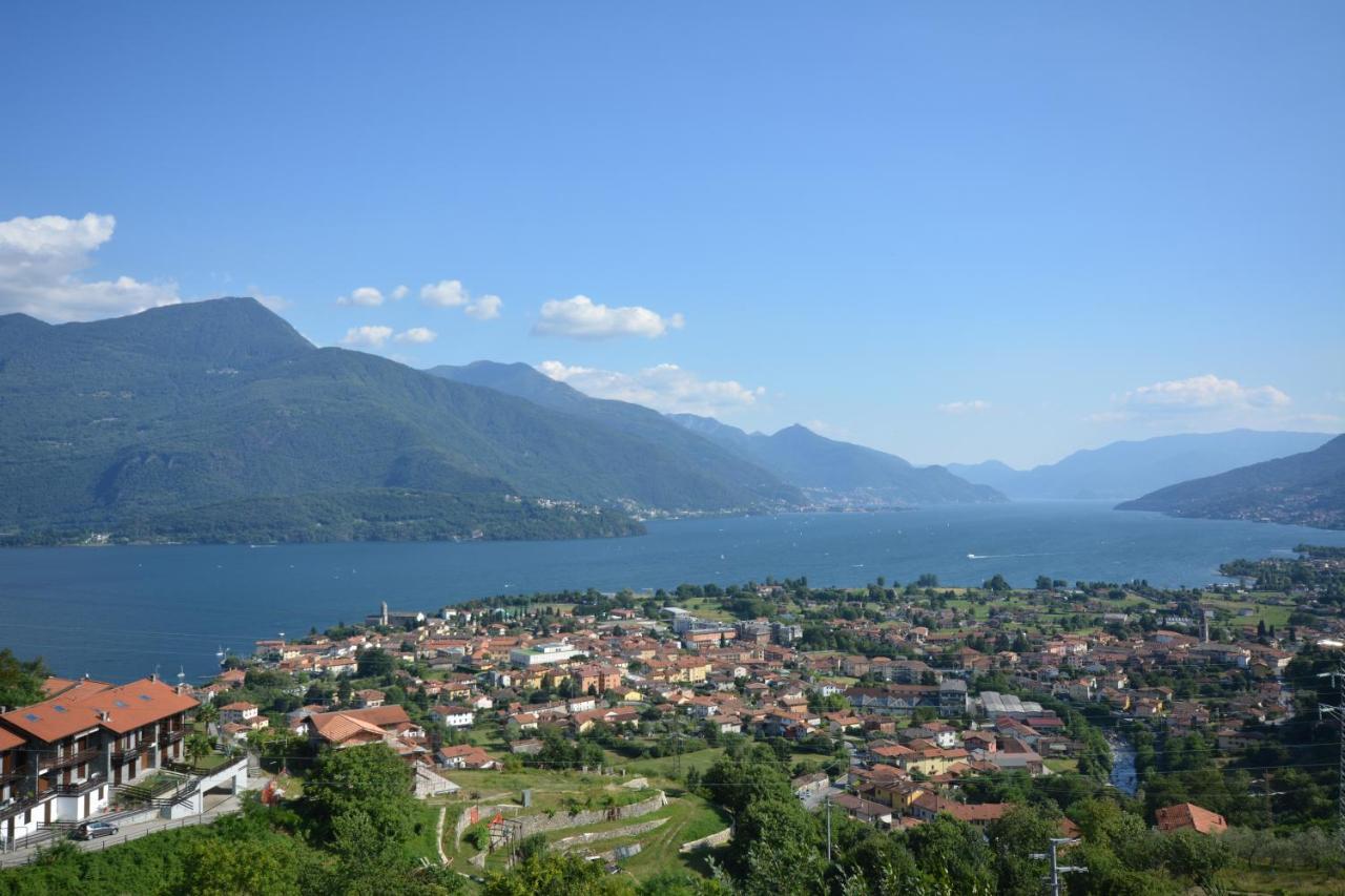 Casa Di Campagna Tony Con Piscina E Vista Lago Граведона Екстериор снимка