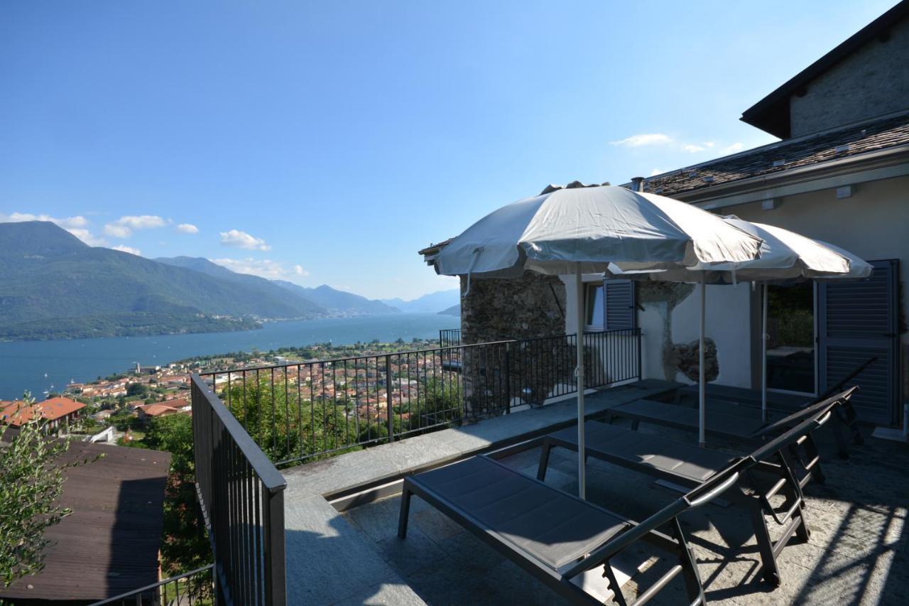 Casa Di Campagna Tony Con Piscina E Vista Lago Граведона Екстериор снимка