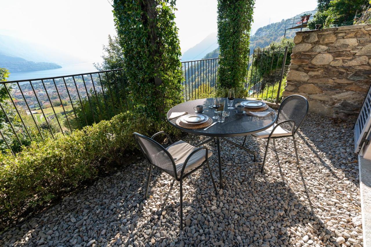 Casa Di Campagna Tony Con Piscina E Vista Lago Граведона Екстериор снимка